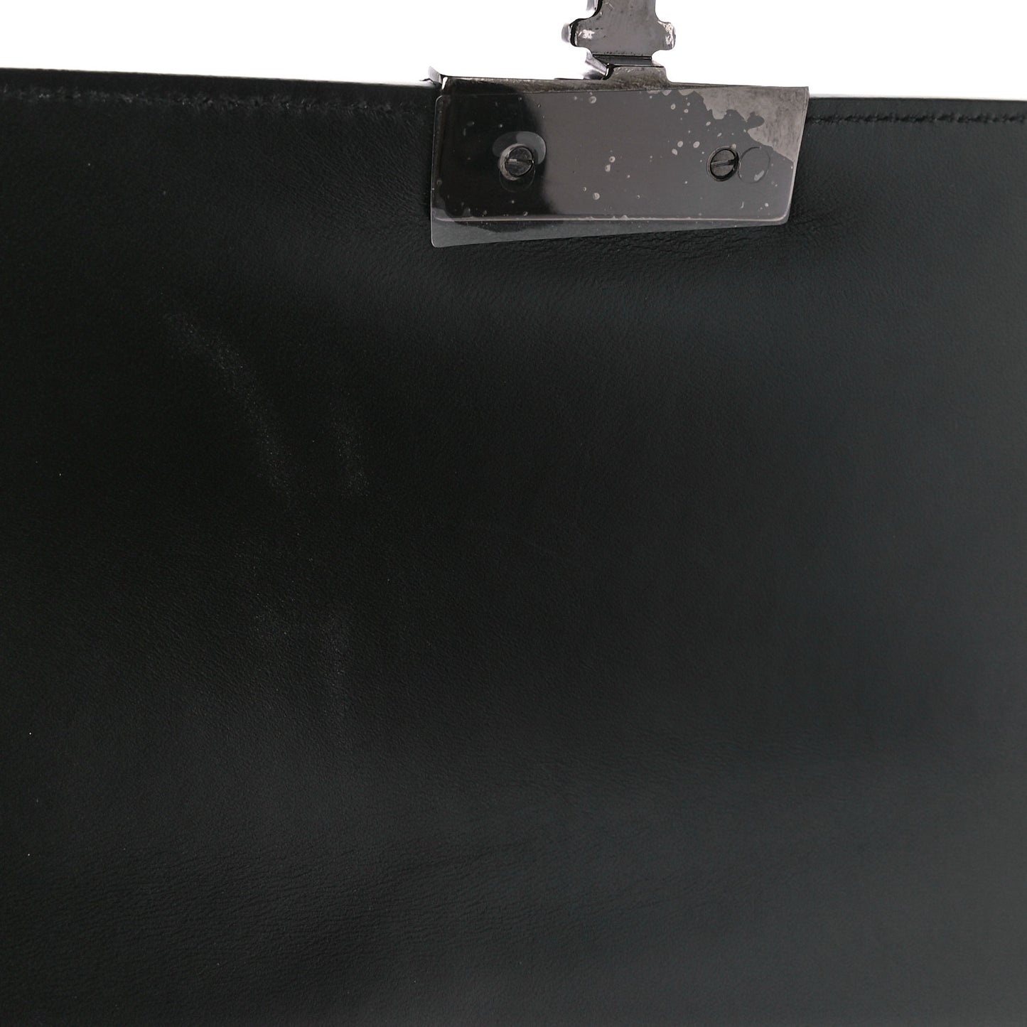 Smooth Calfskin 30 Montaigne Flap Bag Black
