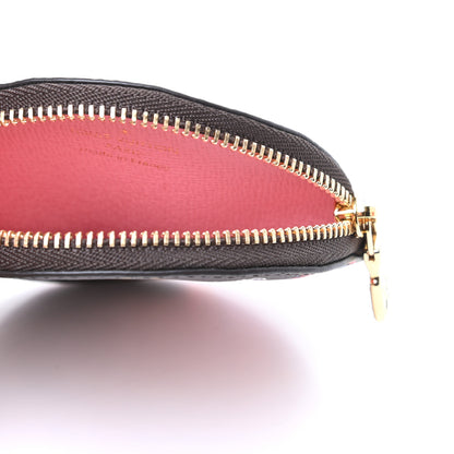 Louis Vuitton Monogram 2020 Christmas Animation Swing Ride Round Coin Purse Pink Poppy 5 of 7