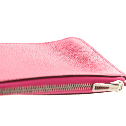 Hermes Evercolor Bi-Color Constance Slim Wallet Bleu Frida Rose Mexico 12 of 12