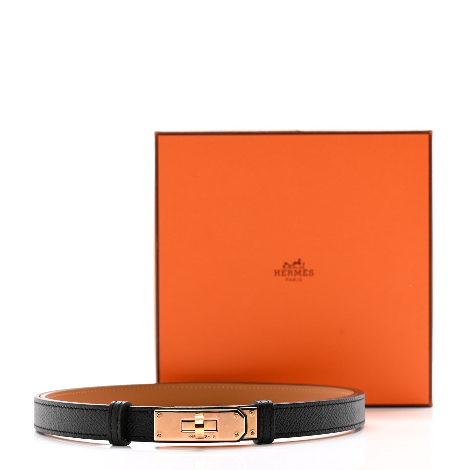 Hermes Epsom Kelly Belt Black 6 of 6