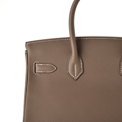Hermes Togo Birkin 30 Etoupe 33 of 38
