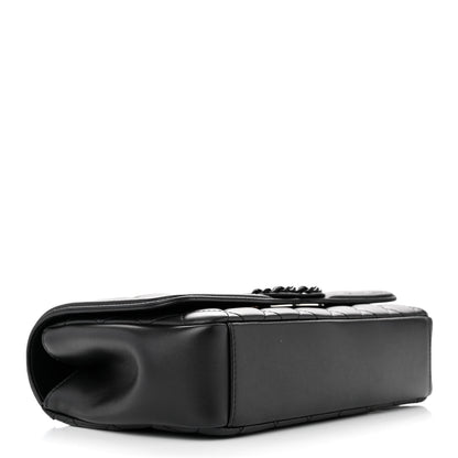 Chanel Lambskin Quilted Medium CC Filigree Flap Black 4 of 12