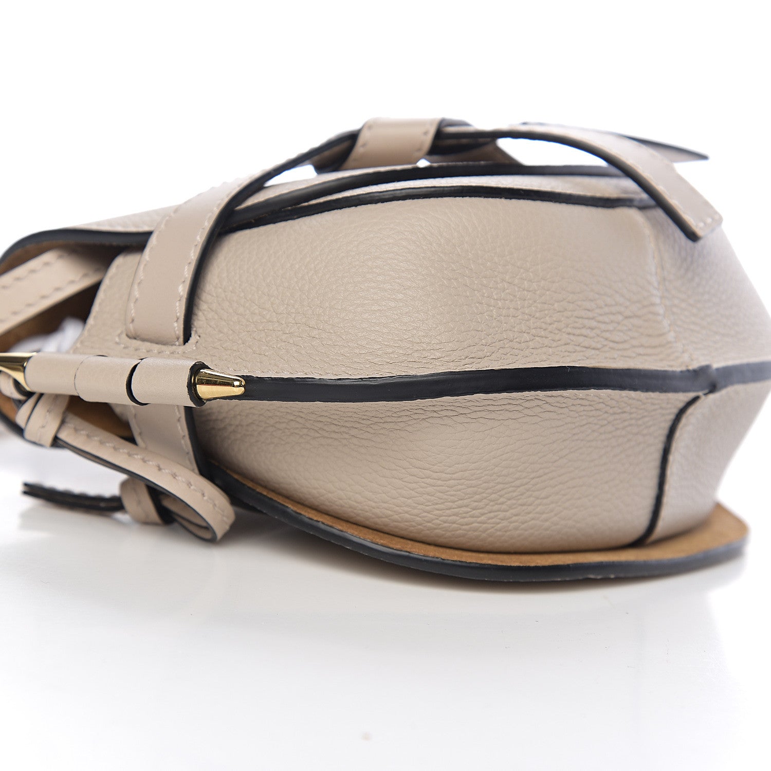Loewe Grained Calfskin Mini Gate Crossbody Bag Light Oat 6 of 8