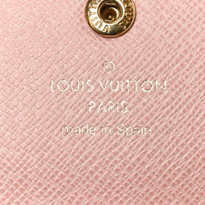 Louis Vuitton Damier Azur Rosalie Coin Purse Rose Ballerine 12 of 14