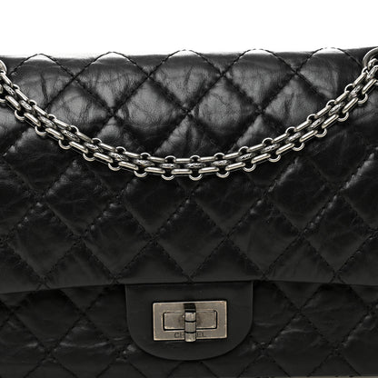 Chanel Aged Calfskin Quilted 2.55 Reissue 225 Flap Black 8 of 12