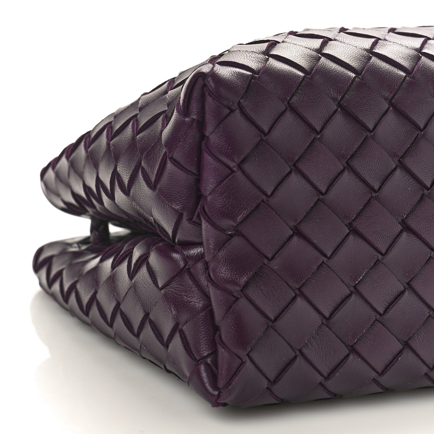 Bottega Veneta Nappa Intrecciato Small East West Andiamo Shoulder Bag Dark Mystic 9 of 10