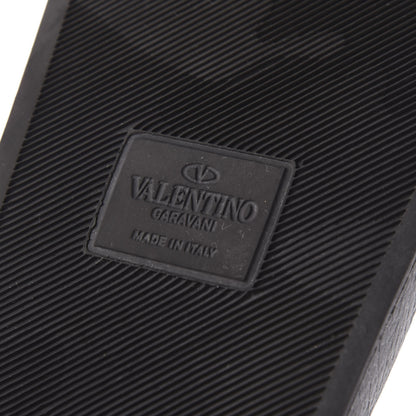 Valentino Garavani Rubber Rockstud Slide Sandals 40 Black 6 of 8