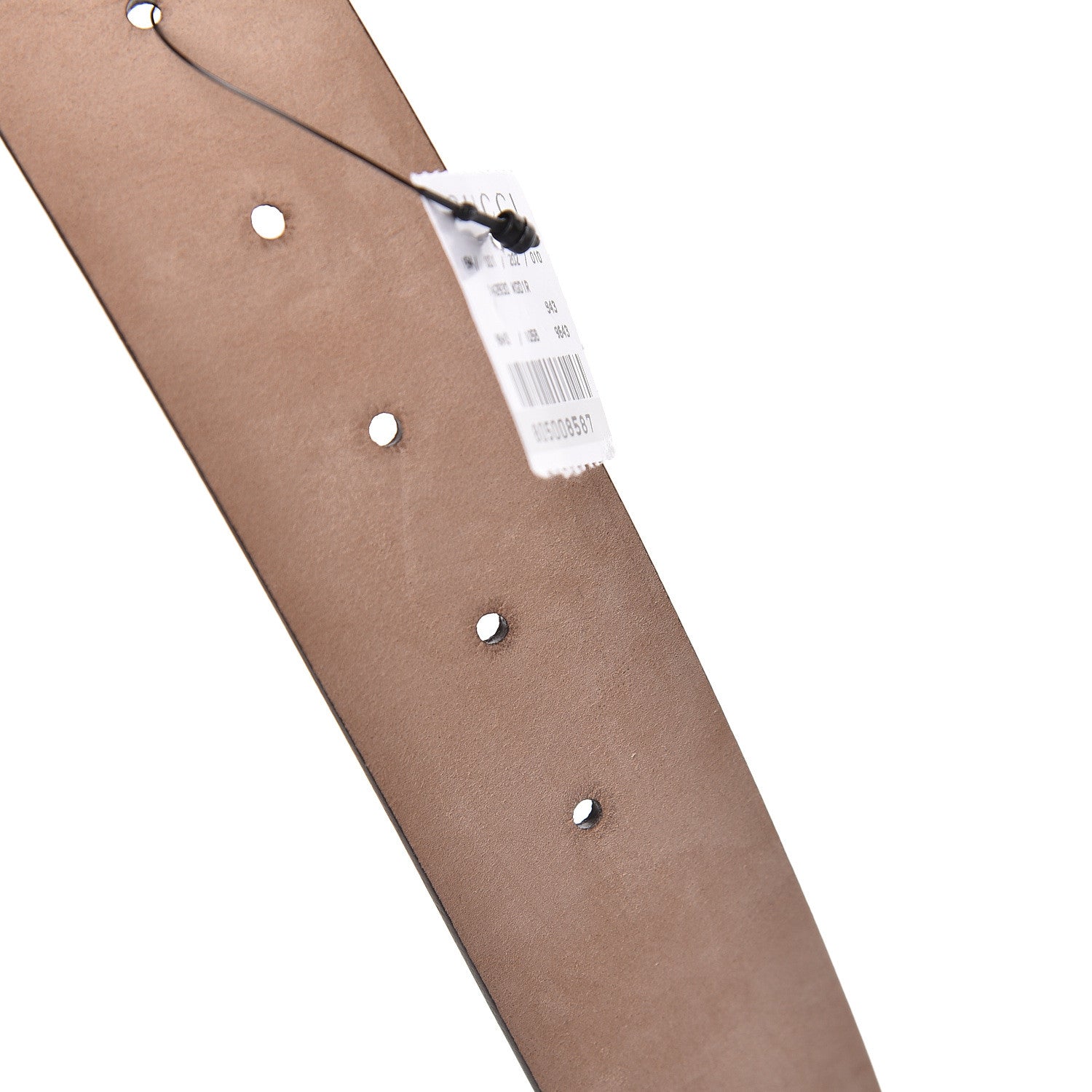 Gucci GG Supreme Monogram Niagara Lux Calfskin Interlocking G 40mm Belt 105 42 Beige Ebony Cocoa 6 of 6