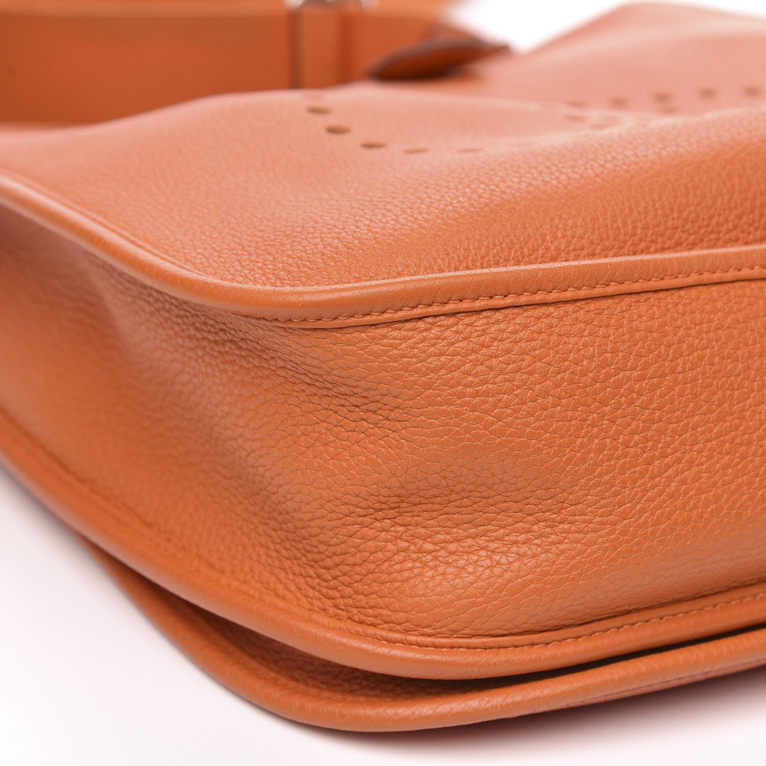 Hermes Taurillon Clemence Evelyne III GM Orange 10 of 12
