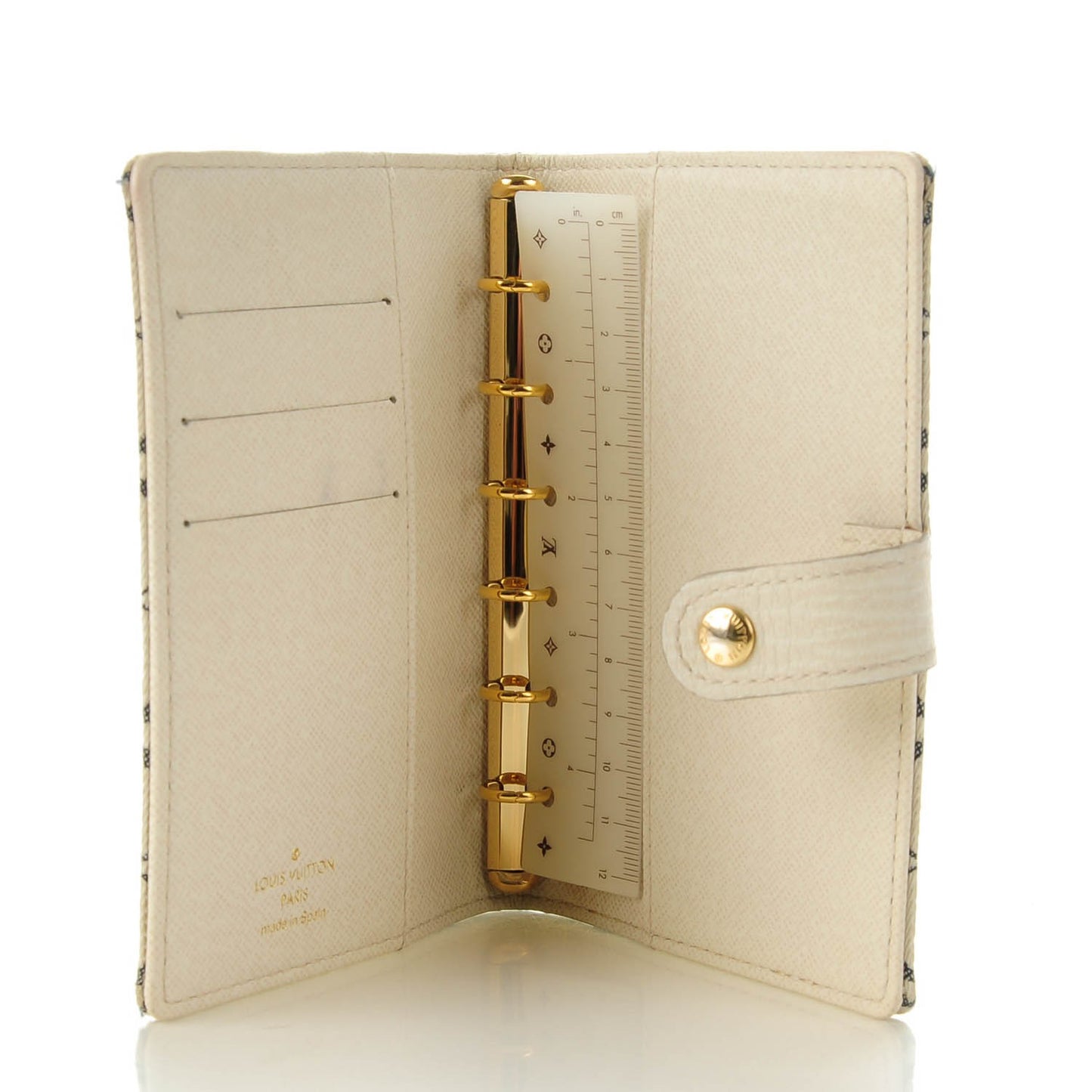 Mini Lin Croisette Small Ring Agenda Blue