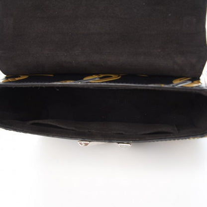 Louis Vuitton Epi Chain Flower Twist Shoulder Bag MM Black 5 of 10