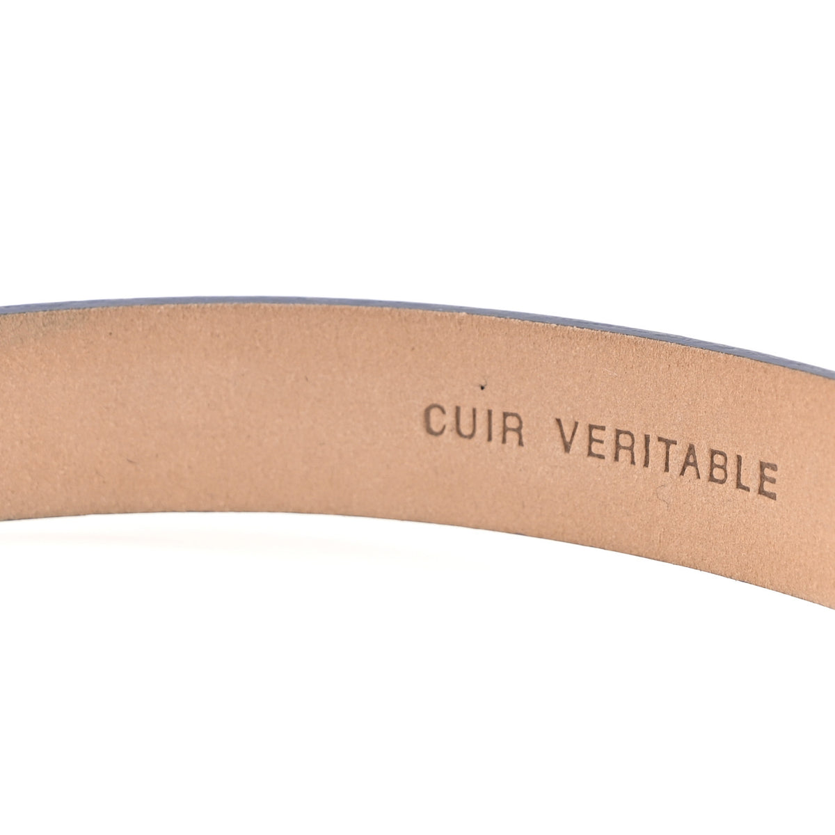 Lambskin Pearl CC Skinny Belt 85 34 Blue