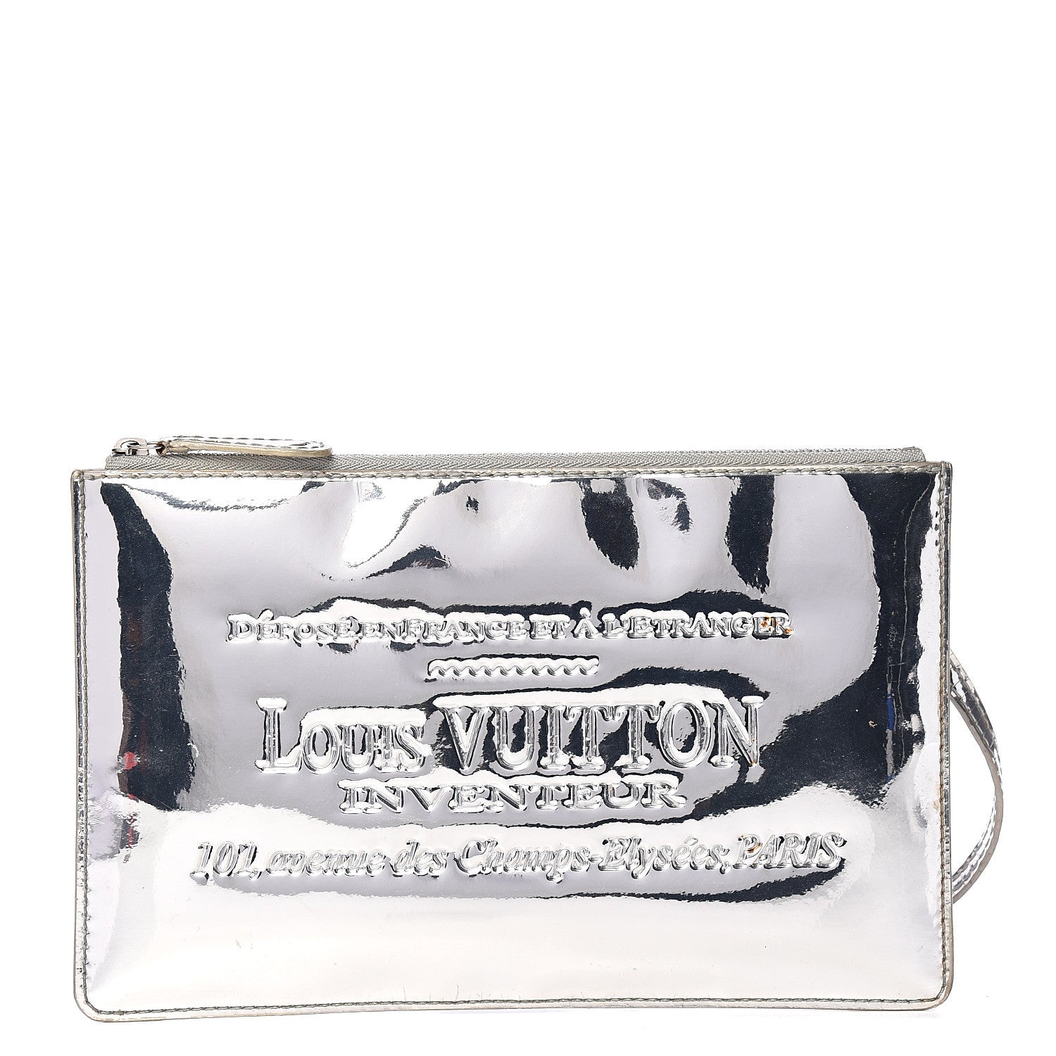 Louis Vuitton Monogram Miroir Inventeur Pochette Plat Silver 1 of 9