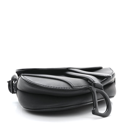 Christian Dior Ultra Matte Calfskin Mini Saddle Bag Black 4 of 10