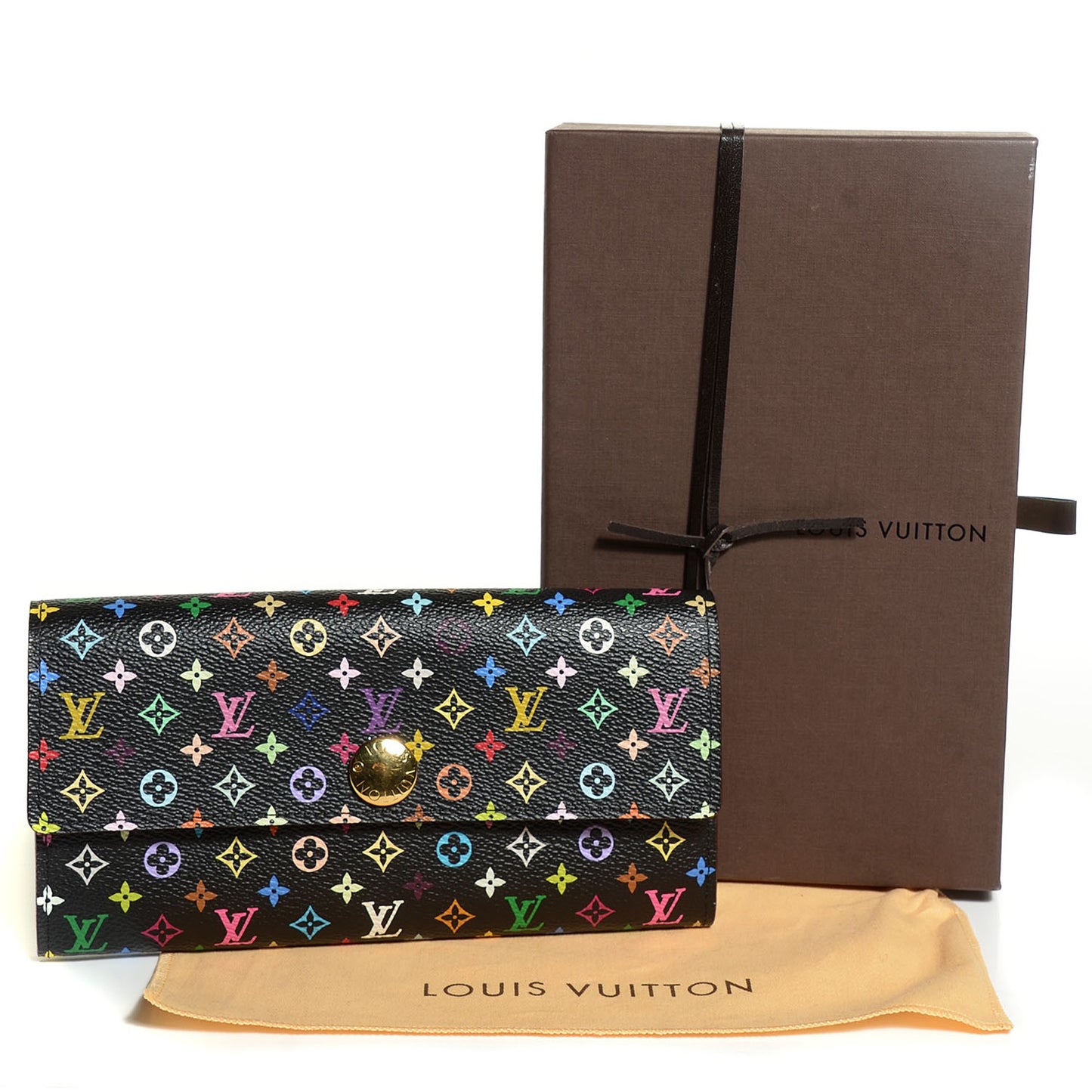 Monogram Multicolor Sarah Wallet Black Grenade