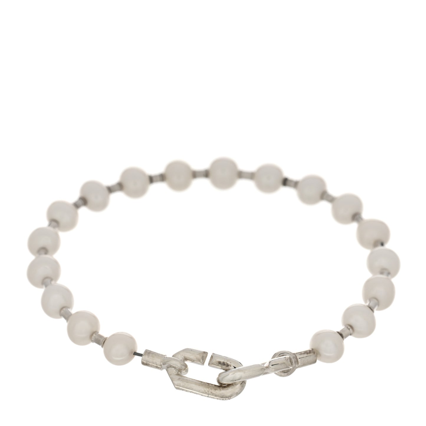 Sterling Silver Pearl 5-6mm HardWear Bracelet