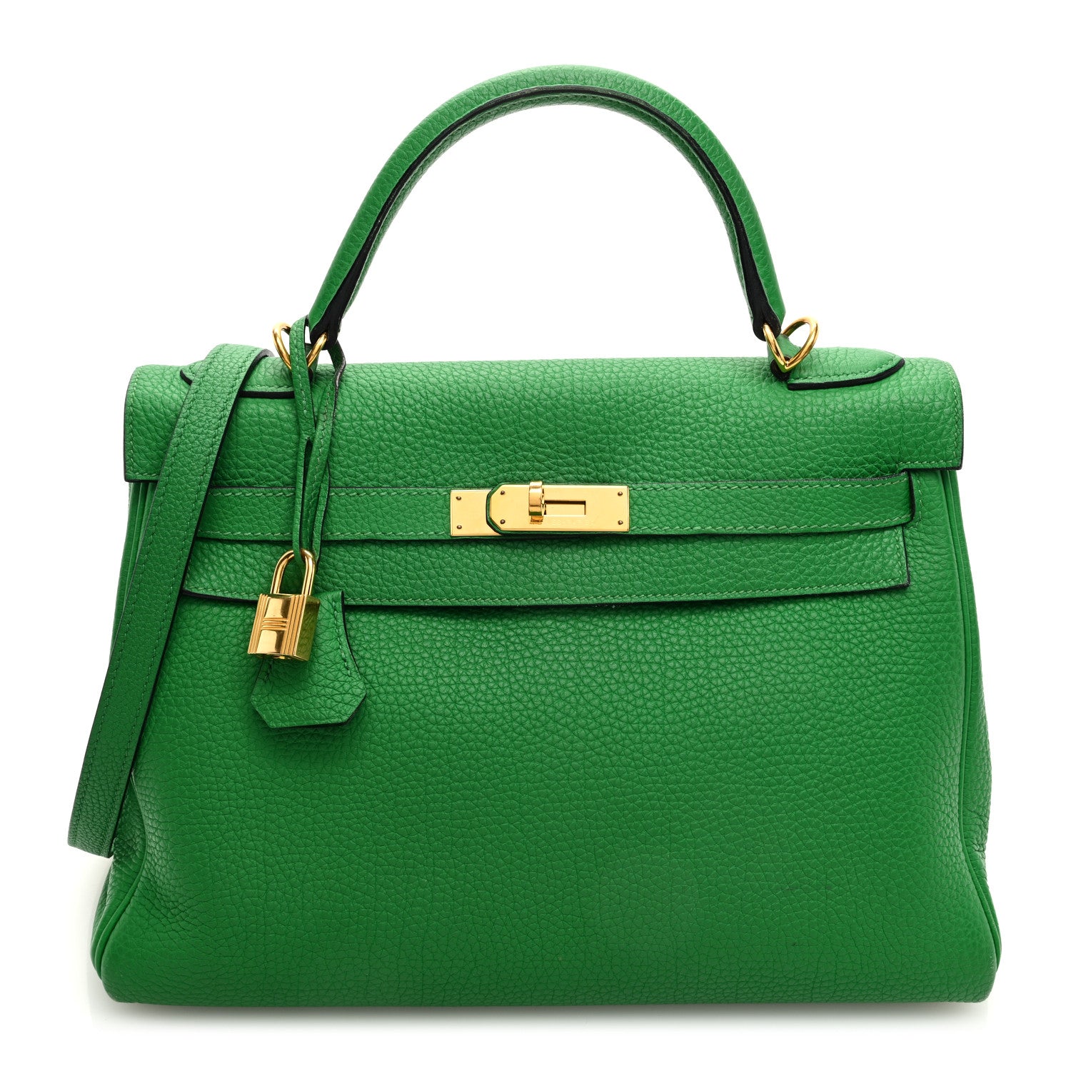 Hermes Togo Kelly Retourne 32 Bambou 1 of 10