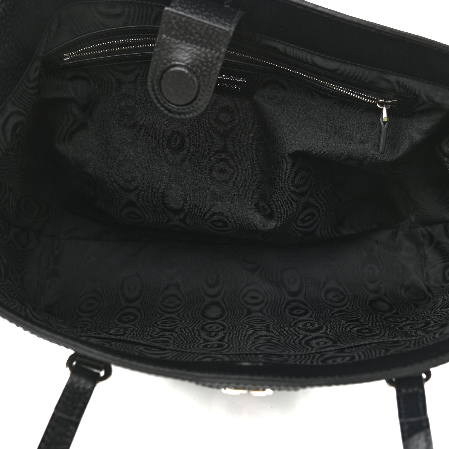 Gucci X BALENCIAGA BB Monogram Web Graffiti Medium Ophidia Shopping Tote Black 5 of 9