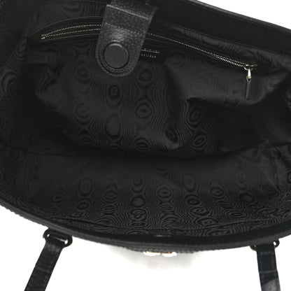 Gucci X BALENCIAGA BB Monogram Web Graffiti Medium Ophidia Shopping Tote Black 5 of 9