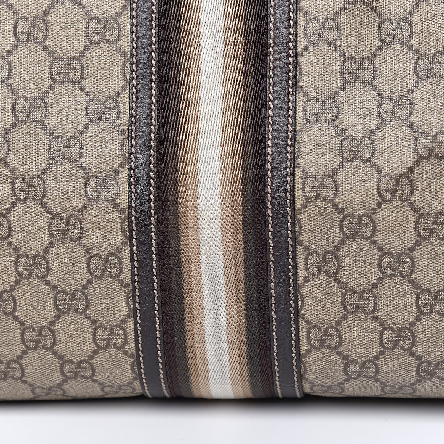 Gucci GG Plus Monogram Web Medium Joy Boston Dark Brown 13 of 14
