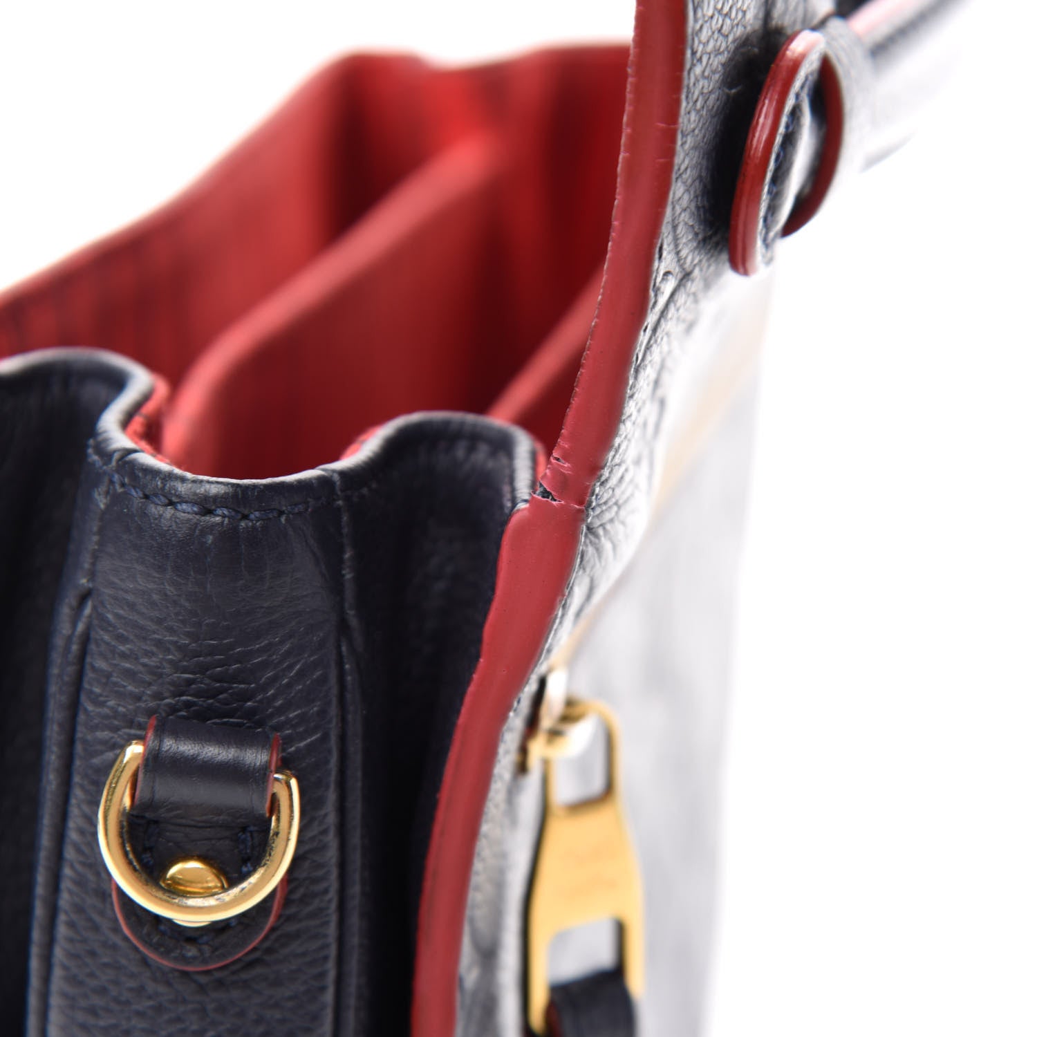 Louis Vuitton Empreinte Pochette Metis Marine Rouge 8 of 12