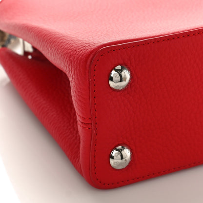 Louis Vuitton Taurillon Snakeskin Capucines PM Rubis 7 of 8