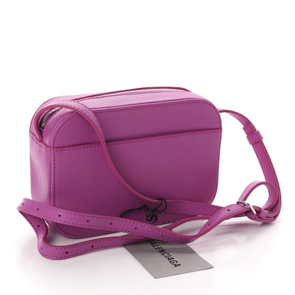 Balenciaga Calfskin Kittens Logo XS Everyday Camera Bag Fuchsia 3 of 10