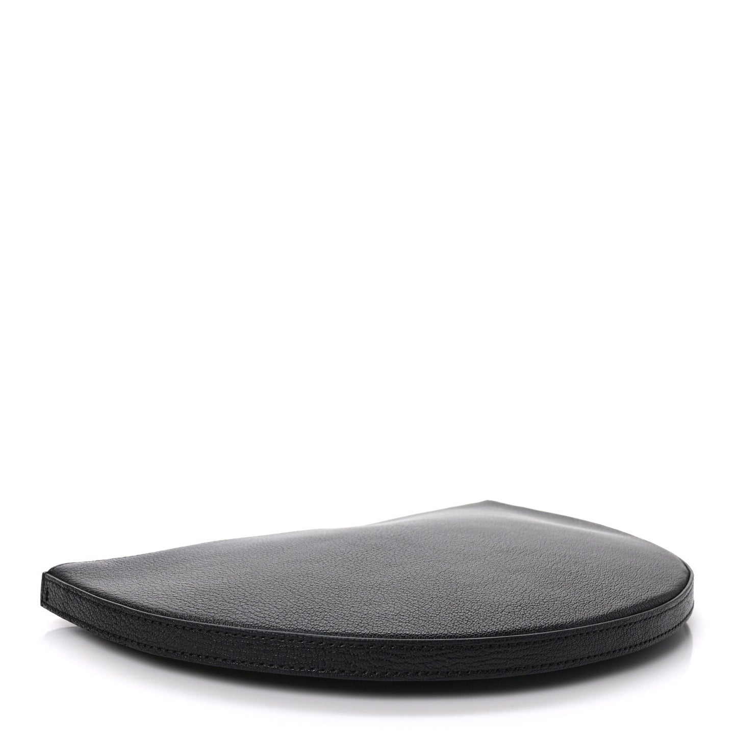 Goatskin D Ring Portland Clutch Black