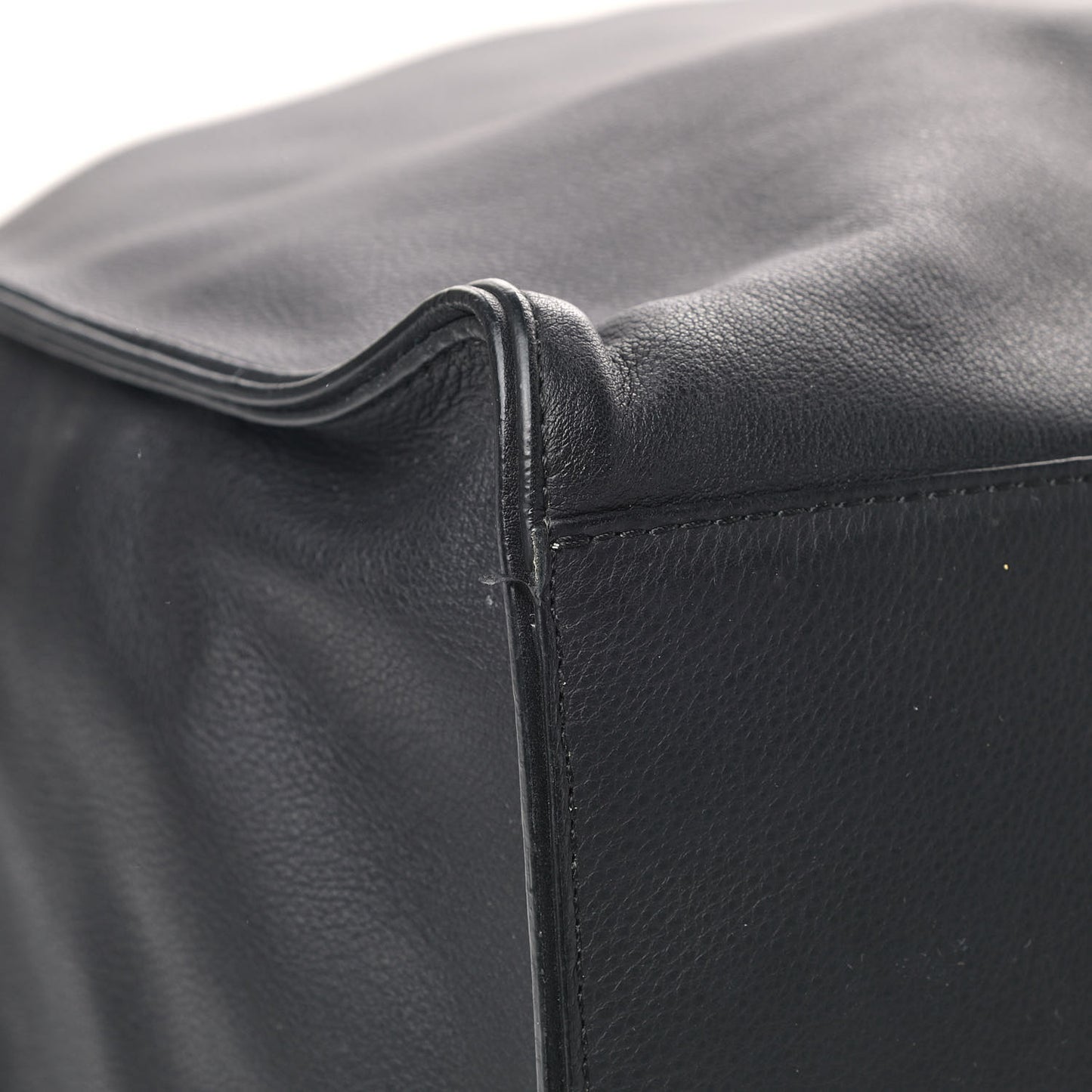 HOMME Grained Calfskin Shopper Black