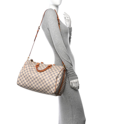 Louis Vuitton Damier Azur Speedy Bandouliere 35 2 of 12