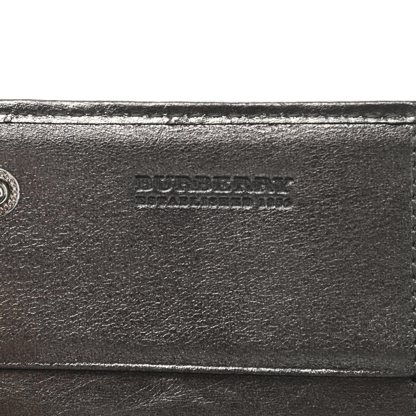Shimmer Check Continental Wallet Pewter