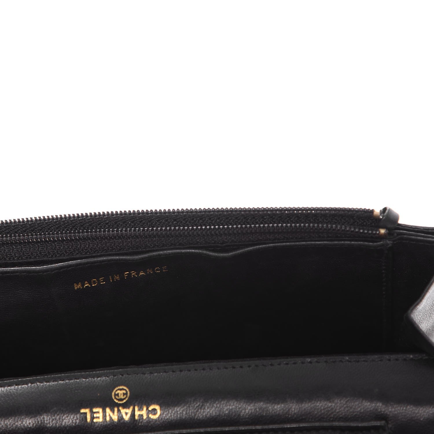 Chanel Caviar Timeless CC Wallet On Chain WOC Black 9 of 12
