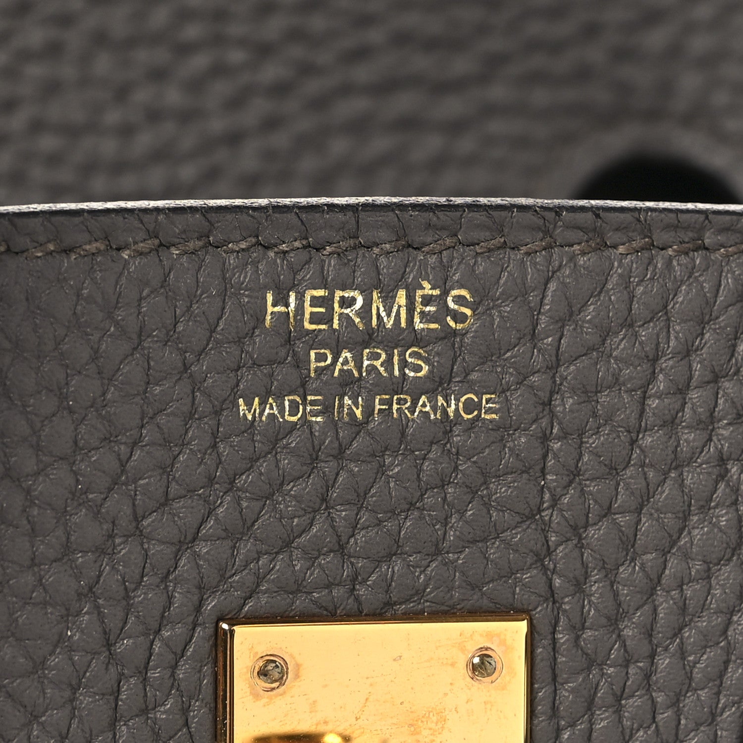 Hermes Togo Birkin 25 Etain 6 of 14