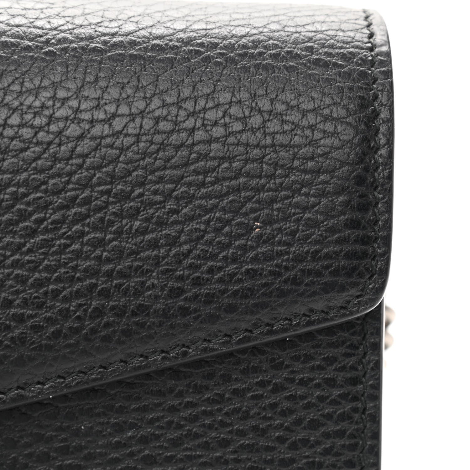 Gucci Calfskin Mini Dionysus Chain Wallet Black 11 of 11