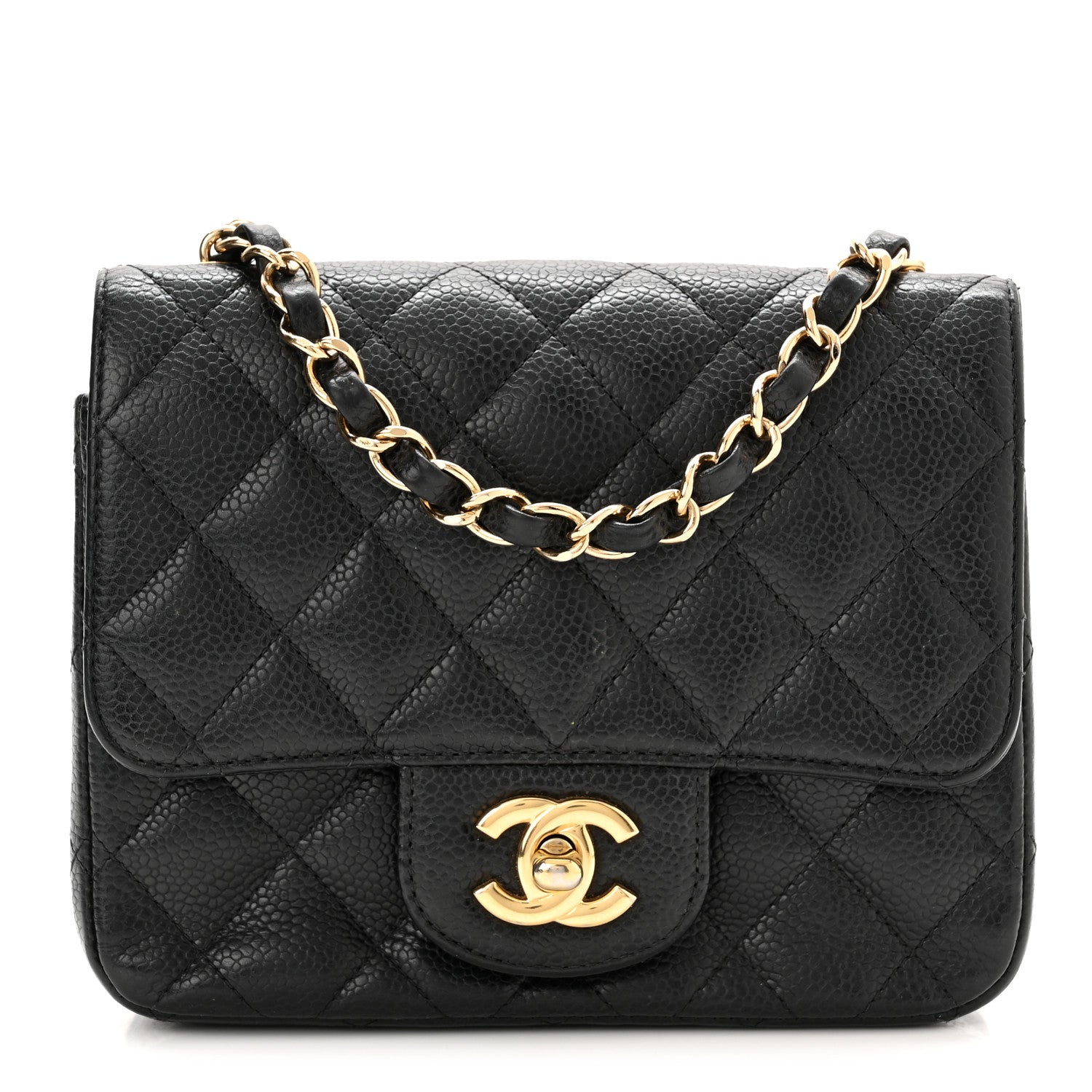 Chanel Caviar Quilted Mini Square Flap Black 1 of 15