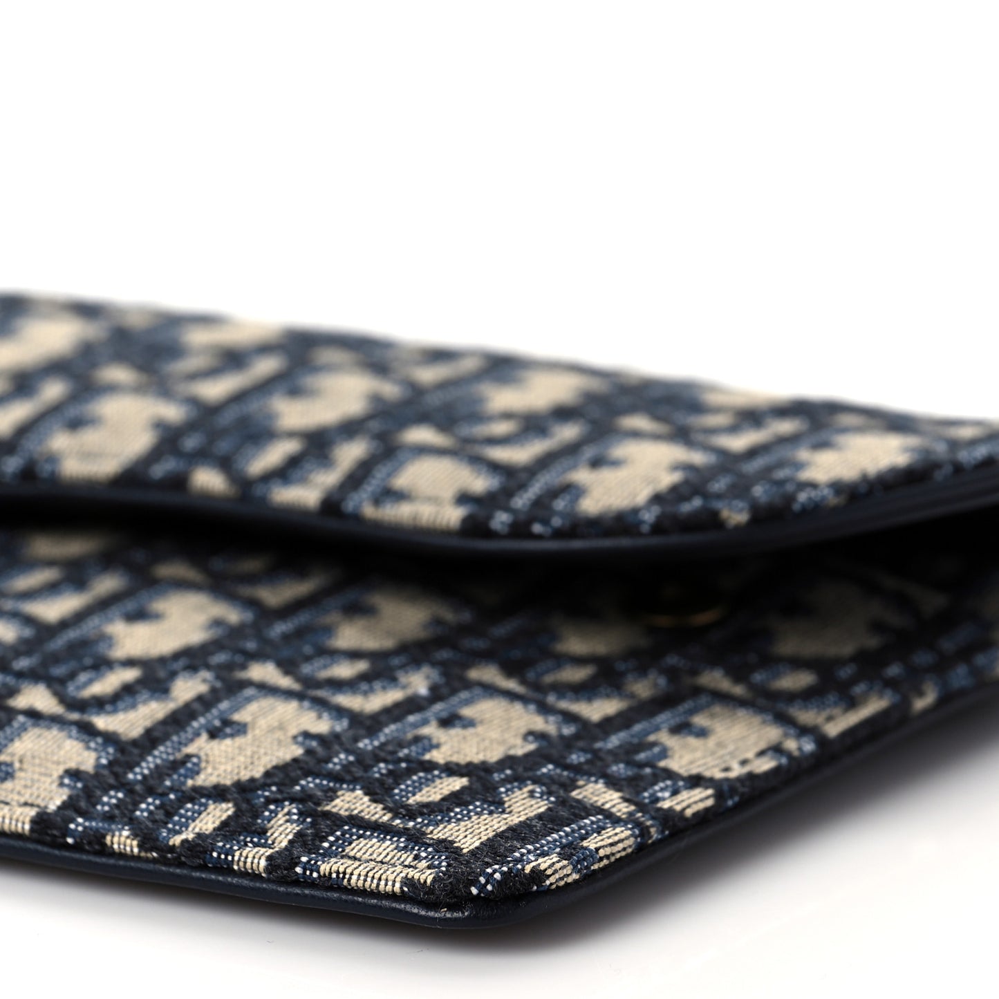Monogram Saddle Pouch Wallet Blue
