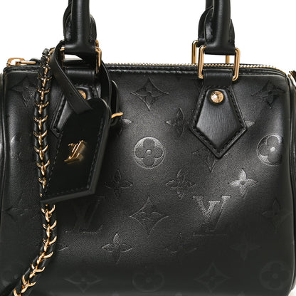 Louis Vuitton Monogram Ink Speedy BB Black 8 of 10