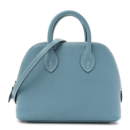 Hermes Chevre Mysore Mini 1923 Bolide Bleu Jean 1 of 11