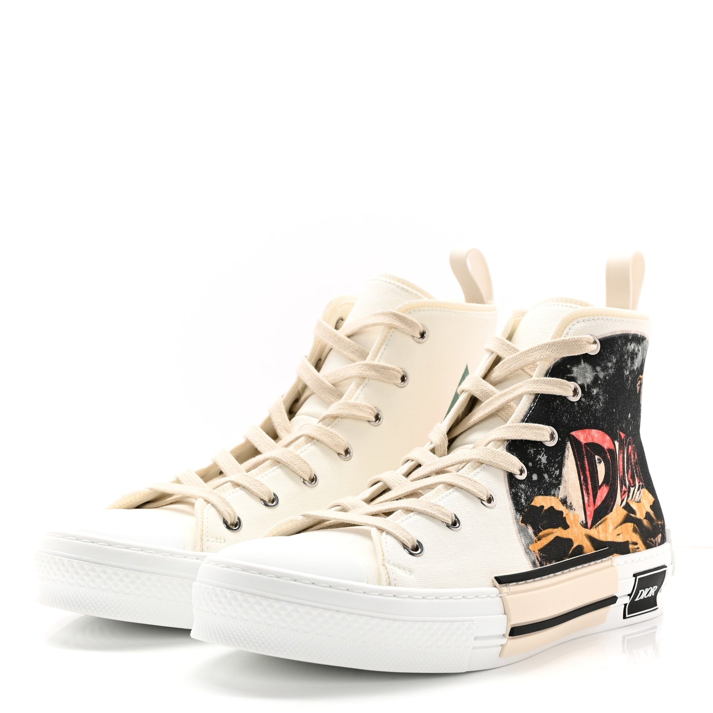 Canvas Mens B23 High Top Sneakers 44 Multicolor