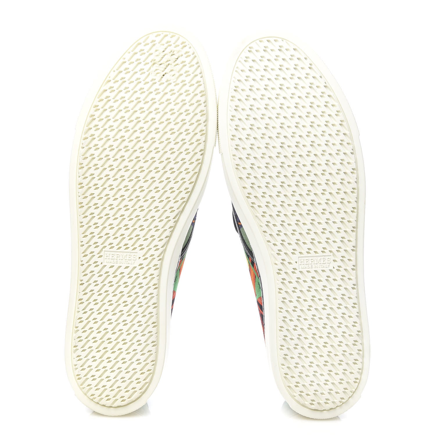 Hermes Cotton Canvas Tropical Modernisme Slip On Sneakers 40 Black Multicolor 5 of 8