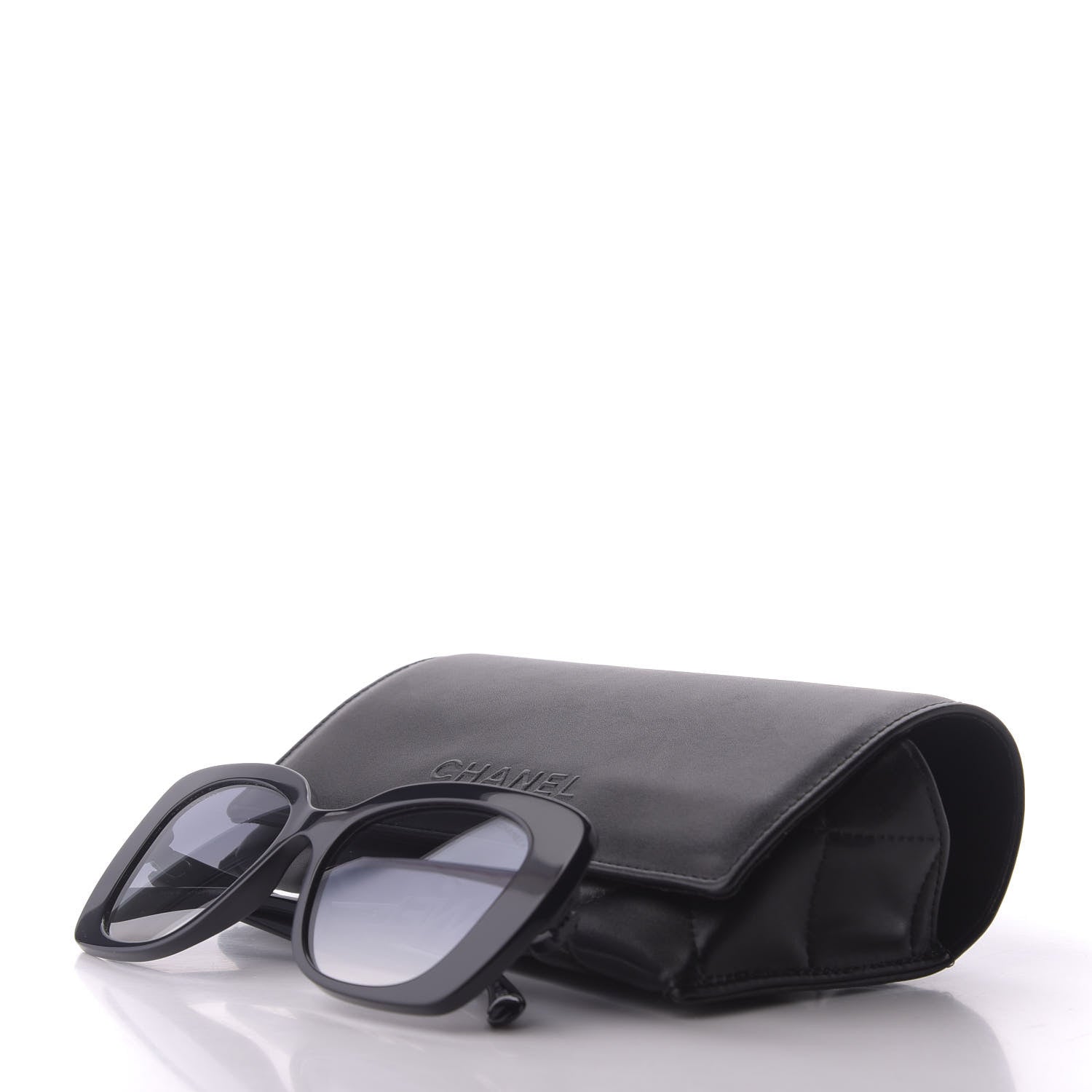 Chanel Acetate Strass Square Sunglasses 5422 Black 7 of 7