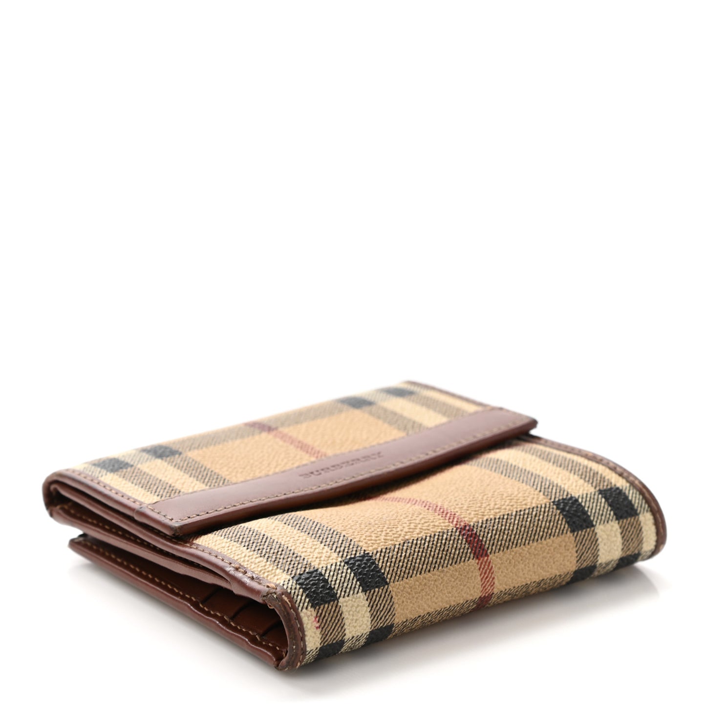 Haymarket Check Compact Wallet Brown