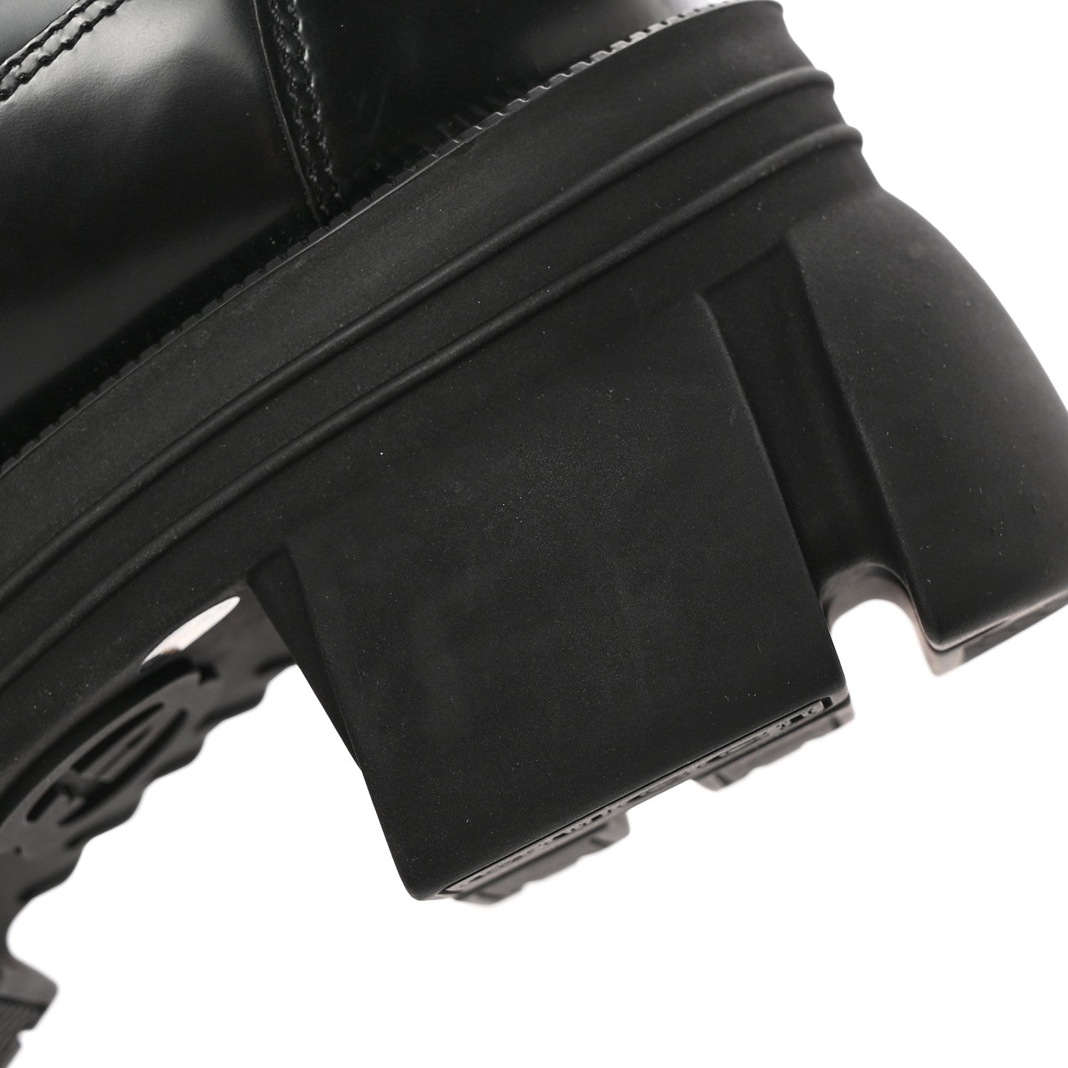 Gucci Magnum Calfskin Nappa Samoa Womens Horsebit Platform Chunky Lug Sole 40mm Loafers 36.5 Black 11 of 11