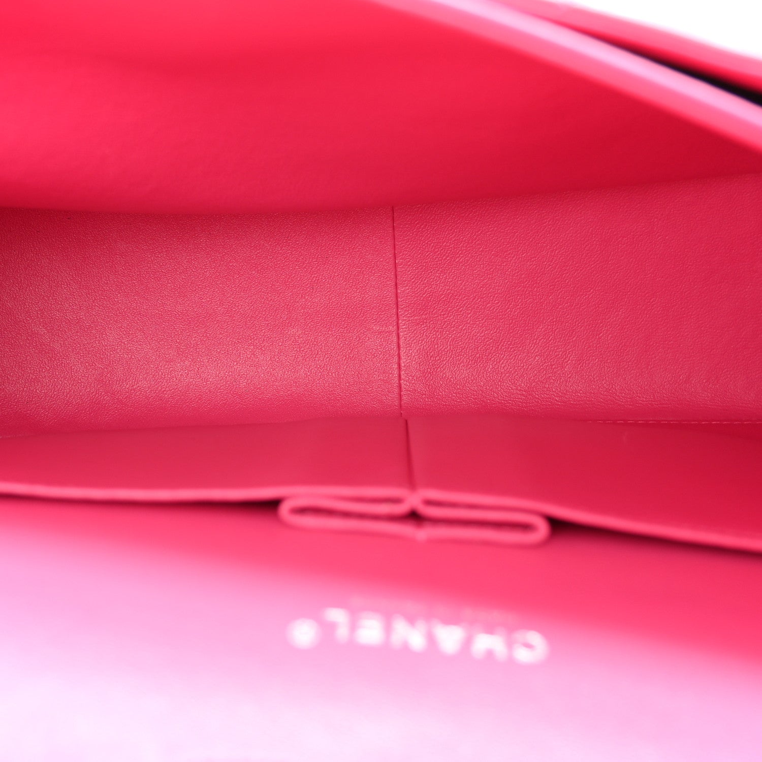 Chanel Patent Maxi Quilted Double Flap Fuchsia 5 of 12