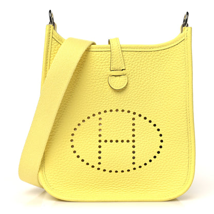 Hermes Taurillon Clemence Evelyne TPM Limoncello Limoncello 1 of 10