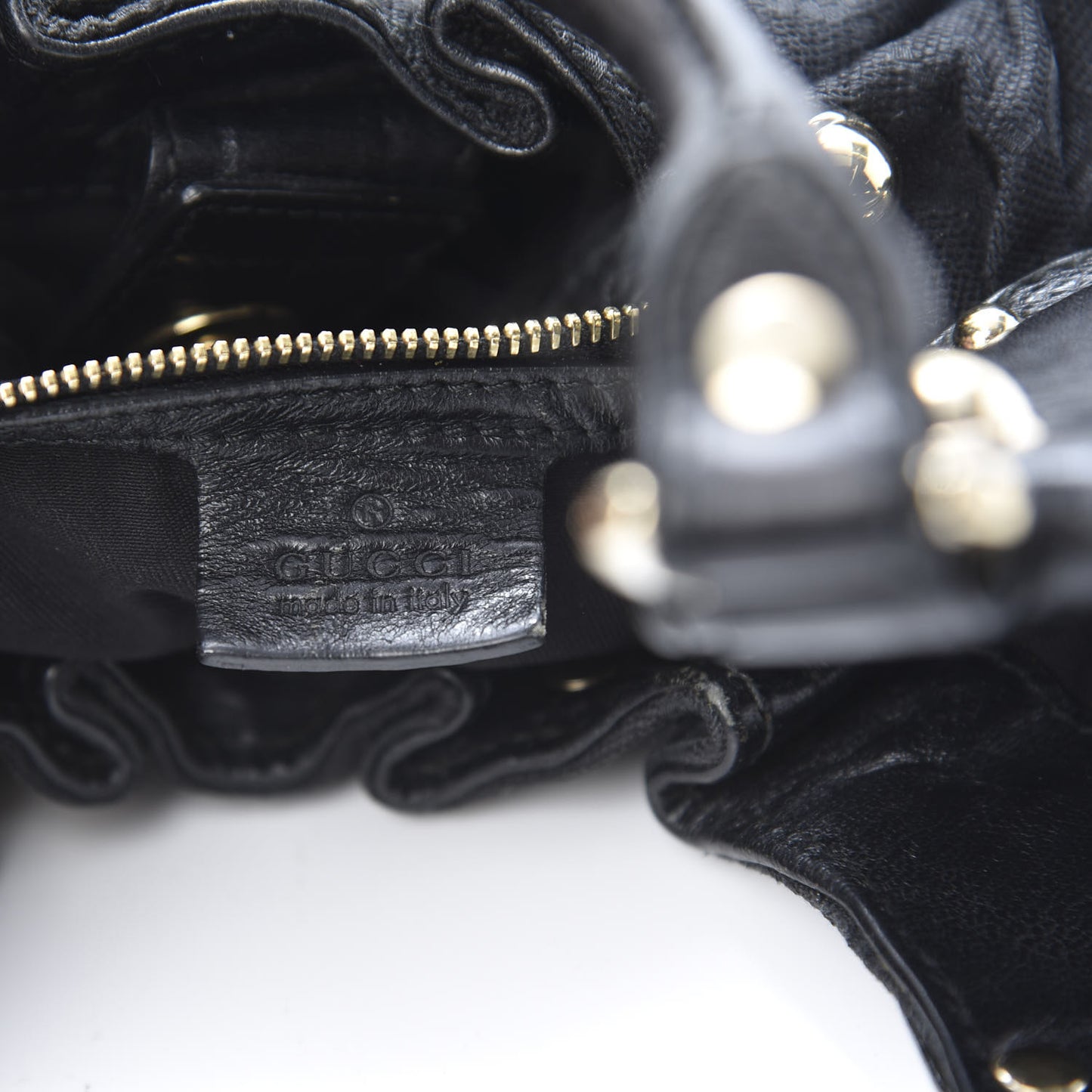 Monogram Studded Pelham Tote Black