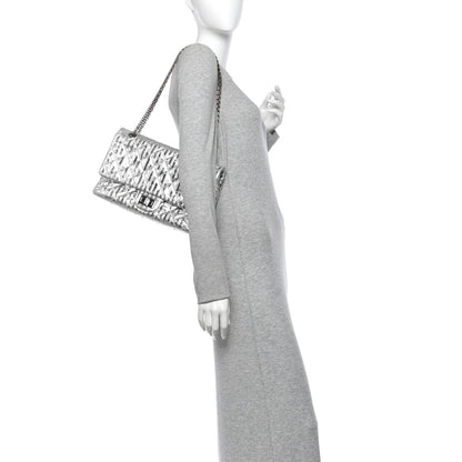 Chanel Metallic Calfskin Striped 2.55 Reissue 227 Silver 2 of 12