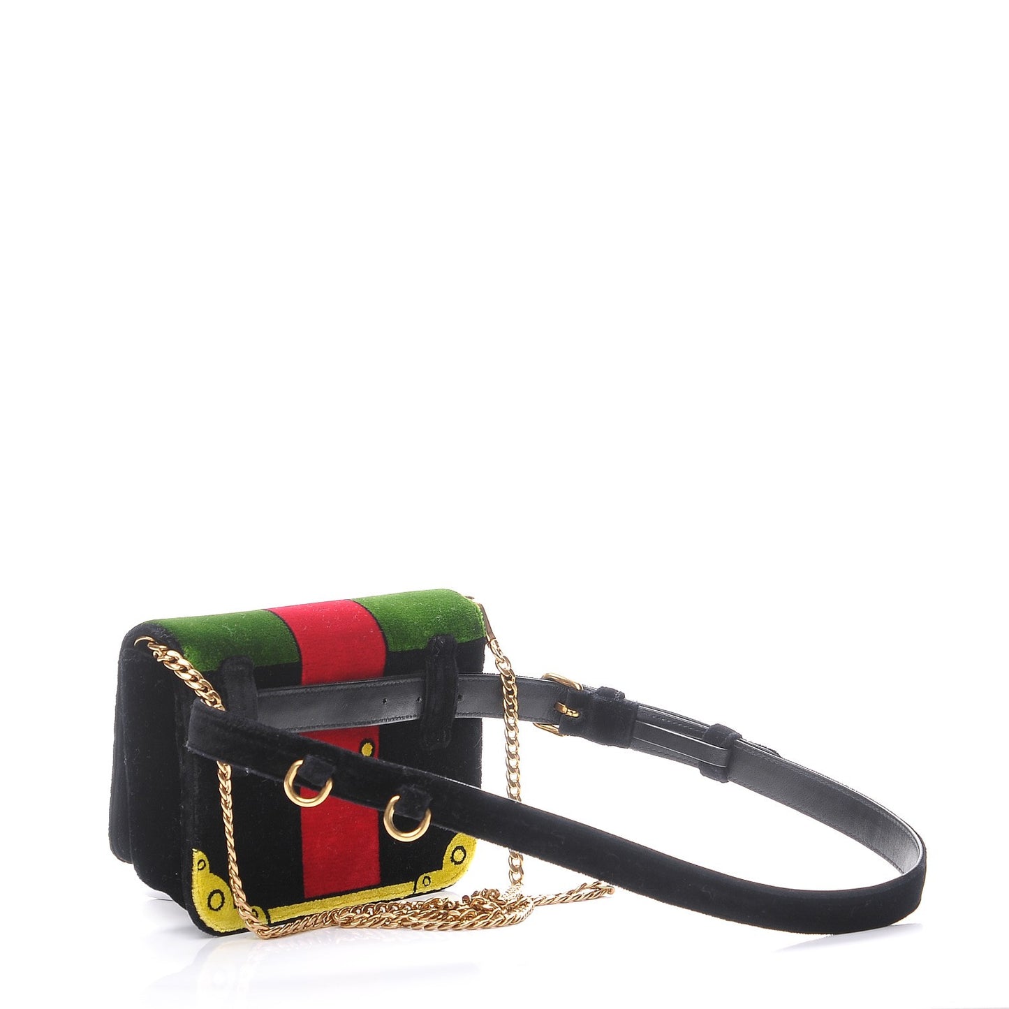 Velvet Cahier Belt Bag Black