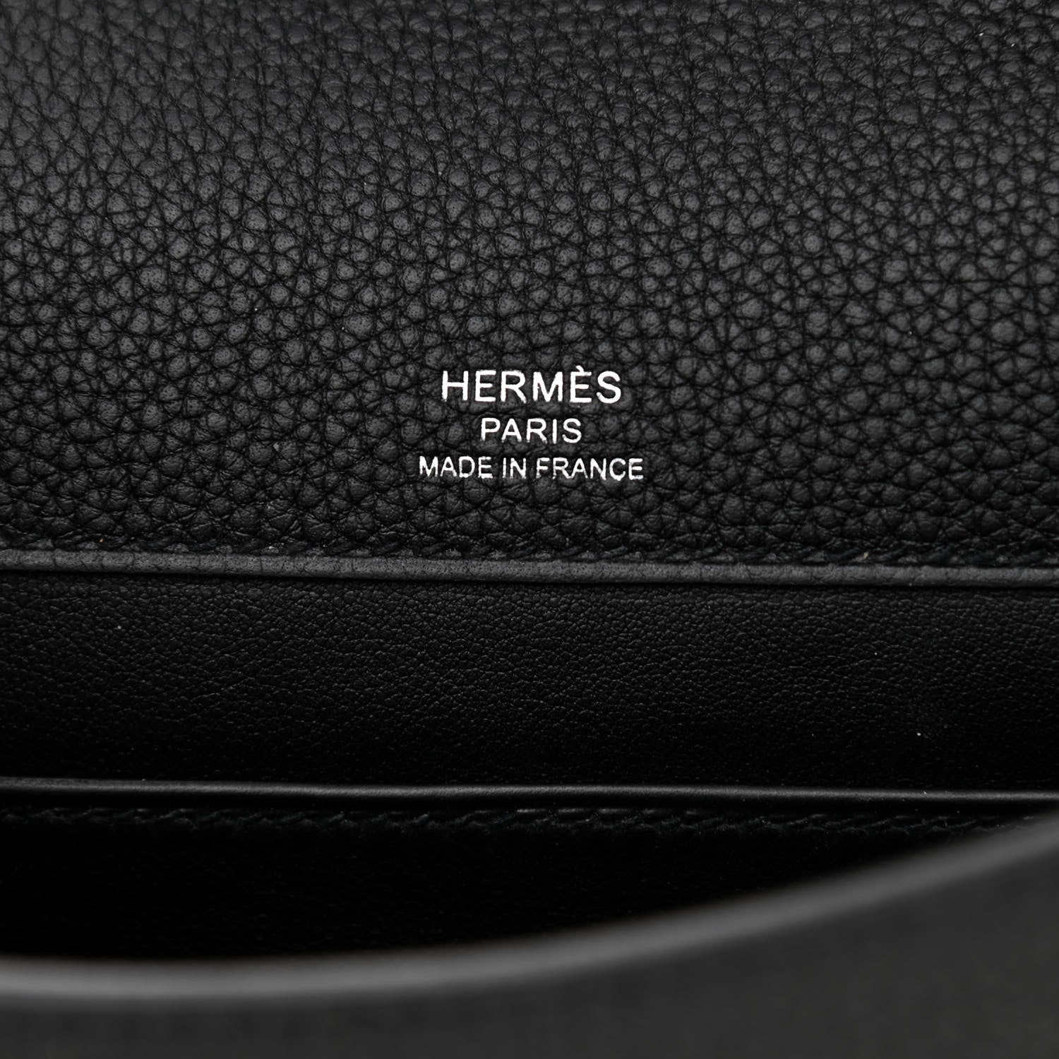 Hermes Togo Sac A Depeches 21 Messenger Bag Black 6 of 11