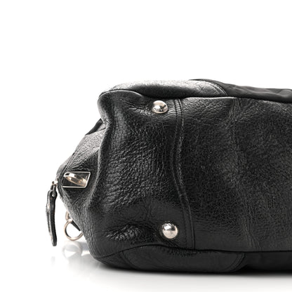 Prada Nylon Quilted 24H Satchel Black 8 of 15